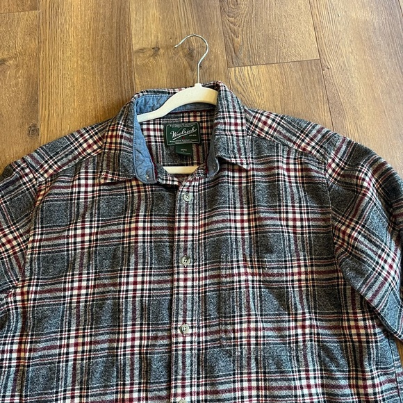 Woolrich shirt men’s large flannel button down outdoors - Picture 5 of 10